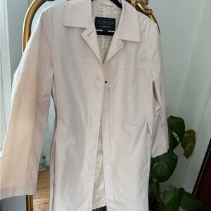 London Fog Light Pink Trench Coat